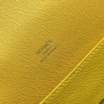 HM ROULIS 18 MINI BAG IN ANZAC YELLOW  GOLD-TONE HARDWARE - Image 7