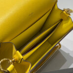 HM ROULIS 18 MINI BAG IN ANZAC YELLOW  GOLD-TONE HARDWARE - Image 9