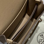 HM ROULIS 18 MINI BAG IN LIGHT BROWN  SILVER-TONE HARDWARE - Image 5