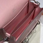 HM ROULIS 18 MINI BAG IN BABY PINK  SILVER-TONE HARDWARE - Image 4