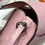 HM ROULIS 18 MINI BAG IN BABY PINK  SILVER-TONE HARDWARE - Image 6