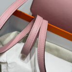 HM ROULIS 18 MINI BAG IN BABY PINK  SILVER-TONE HARDWARE - Image 9