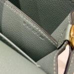 HM ROULIS 18 MINI BAG IN NANDOR GREEN  GOLD-TONE HARDWARE - Image 8