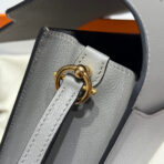 HM ROULIS 18 MINI BAG IN DARK GREY  GOLD-TONE HARDWARE - Image 4