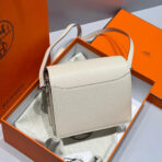 HM ROULIS 18 MINI BAG IN BEIGE  SILVER-TONE HARDWARE - Image 7