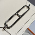 HM ROULIS 18 MINI BAG IN BEIGE  SILVER-TONE HARDWARE - Image 8