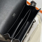 HM ROULIS 18 MINI BAG IN BLACK  SILVER-TONE HARDWARE - Image 4