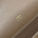 HM ROULIS 18 MINI BAG IN DARK BROWN  GOLD-TONE HARDWARE - Image 3