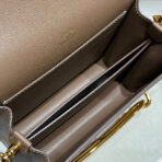 HM ROULIS 18 MINI BAG IN DARK BROWN  GOLD-TONE HARDWARE - Image 4