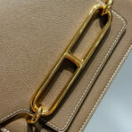 HM ROULIS 18 MINI BAG IN DARK BROWN  GOLD-TONE HARDWARE - Image 6