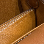HM ROULIS 18 MINI BAG IN TAWNY BROWN  GOLD-TONE HARDWARE - Image 2