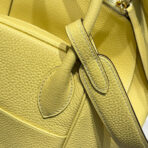HM LINDY 30 BAG IN YELLOW   GOLD HARDWARE - Image 3