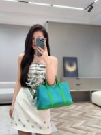 GARDEN PARTY 30CM IN CADMIUM GREEN TOILETS COTTON CANVAS AND GREEN - Image 11