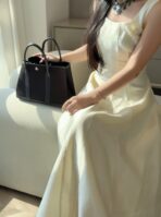 GARDEN PARTY 30CM IN BLACK TOILETS COTTON CANVAS AND - Image 13