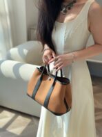 GARDEN PARTY 30CM IN ORANGE MINIMUM TOILETS COTTON CANVAS AND BLACK - Image 11