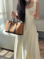 GARDEN PARTY 30CM IN ORANGE MINIMUM TOILETS COTTON CANVAS AND BLACK - Image 12