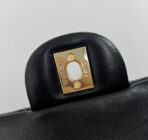 CC 20 SQUARE CLASSIC SINGLE FLAP BAG IN BLACK LAMBSKIN - Image 9