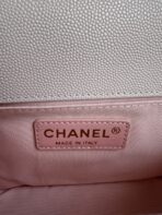 BOY BAG WITH GOLD HARDWARE MEDIUM 25 IN PINK NUDE CALFSKIN - Image 10