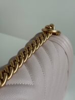 BOY BAG WITH GOLD HARDWARE MEDIUM 25 IN PINK NUDE CALFSKIN - Image 6