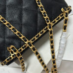 CC BACKPACK 22 IN BLACK GRAINED CALFSKIN - Image 9