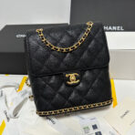 CC BACKPACK 22 IN BLACK GRAINED CALFSKIN - Image 2