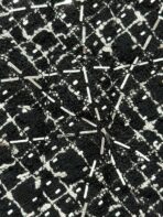 HOBO BAG 23 IN BLACK MIX WHITE TWEED GOLD HARDWARE - Image 4