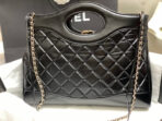 CC 39 LARGE SHOPPING BAG IN BLACK CALFSKIN - Image 4
