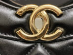 CC 39 LARGE SHOPPING BAG IN BLACK CALFSKIN - Image 5