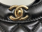 CC SMALL 30 SHOPPING BAG IN BLACK CALFSKIN - Image 4