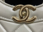 CC SMALL 30 SHOPPING BAG IN WHITE CALFSKIN - Image 8