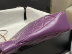 CC SMALL 30 SHOPPING BAG IN VIOLET PURPLE CALFSKIN - Image 9