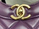 CC SMALL 30 SHOPPING BAG IN VIOLET PURPLE CALFSKIN - Image 6