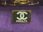 CC SMALL 30 SHOPPING BAG IN VIOLET PURPLE CALFSKIN - Image 5