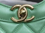 CC SMALL 30 SHOPPING BAG IN GREEN MINT CALFSKIN - Image 6