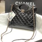 CC MINI 23 SHOPPING BAG IN BLACK CALFSKIN - Image 2