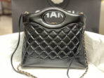 CC MINI 23 SHOPPING BAG IN BLACK CALFSKIN - Image 4