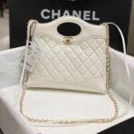 CC MINI 23 SHOPPING BAG IN WHITE CALFSKIN - Image 2