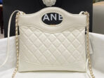 CC MINI 23 SHOPPING BAG IN WHITE CALFSKIN - Image 4