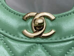 CC MINI 23 SHOPPING BAG IN GREEN MINT CALFSKIN - Image 5
