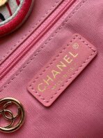 CC CLASSIC LARGE 38 TOTE IN LIGHT PINK MIX COLORFUL CANVAS - Image 5