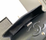 CC 25 FLAP BAG IN BLACK DENIM WITH STRAP - Image 8