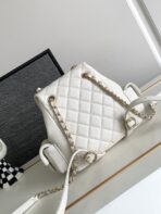 CC DUMA BACKPACK 21 IN WHITE CALFSKIN - Image 5