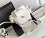 CC DUMA BACKPACK 21 IN WHITE CALFSKIN - Image 3
