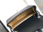 CC SMALL 20 FLAP BAG IN BLACK CALFSKIN - Image 10