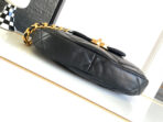 CC LARGE 30 HOBO BAG IN BLACK CALFSKIN MIX METAL HARDWARE - Image 9