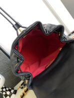 CC BACKPACK 26 IN BLACK CALFSKIN WITH GOLD HARDWARE - Image 10