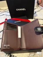 CC BIFOLD WALLET CAVIAR 14 BLACK GRAINED CALFSKIN - Image 6