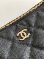 CC HOBO 35 BAG IN BLACK LAMBSKIN - Image 4
