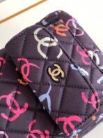 CC CLASSIC MINI 18 BACKPACK COLORFUL WOOL COTTON MIXED FIBERS GOLD TONE METAL - Image 5