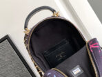 CC CLASSIC MINI 18 BACKPACK COLORFUL WOOL COTTON MIXED FIBERS GOLD TONE METAL - Image 10